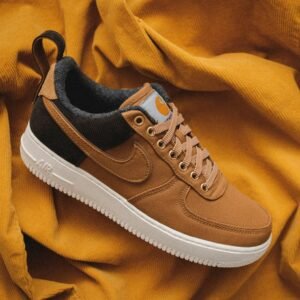 Brown Nike suede sneaker